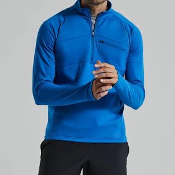 Oros Other - OROS Men's Solarcore Explorer 1/4 Zip Pullover Jacket in Harbor Size Large.